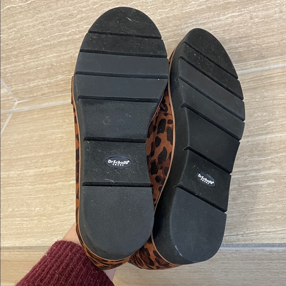 Dr. Scholl's NWOT Women’s Sz 9.5 Brown & Black Leopard Animal Print Loafers - Picture 6 of 9